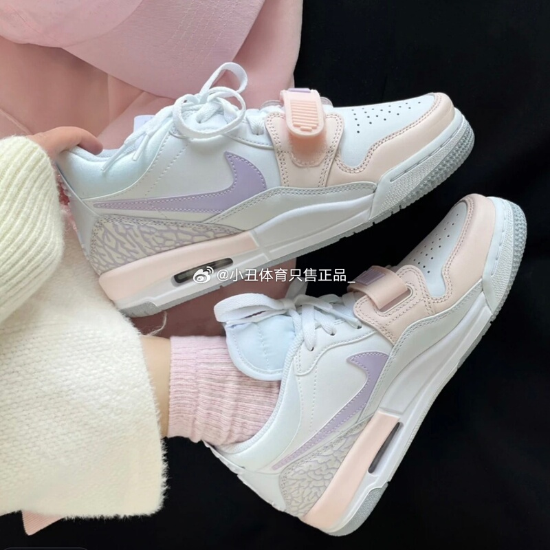 Nike Jordan Legacy 312 Women's Pink Purple Retro Casual Low-Top Basketball Shoes Hf0747-151 Nike Jordan Legacy 312 Women's Pink Purple Retro Casual Low-Top Basketball Shoes Hf0747-151