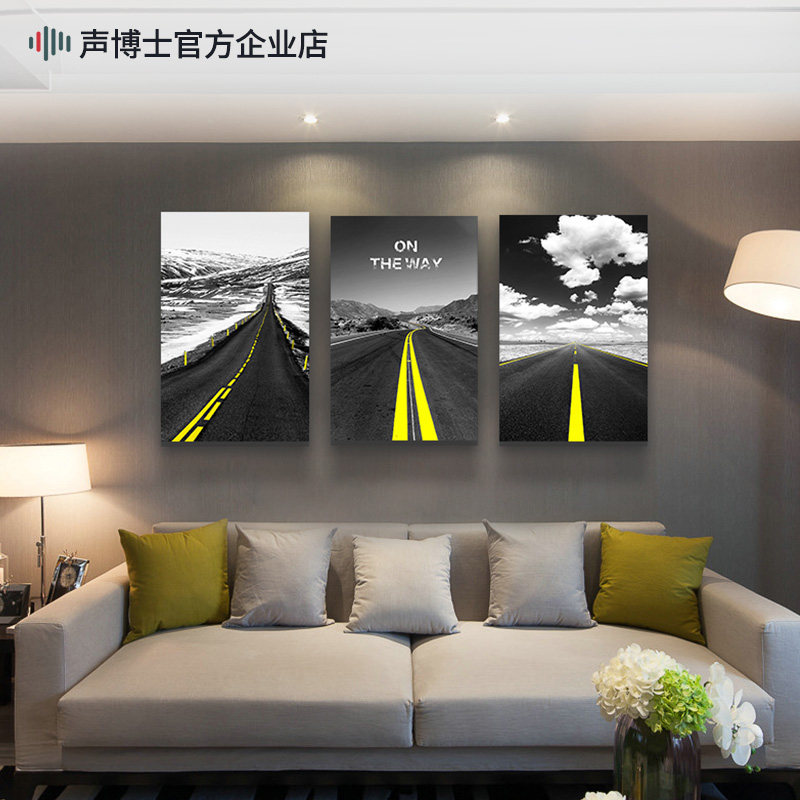 Modern simple sound-absorbing decorative painting hotel piano room beauty salon coat art creative living room combination wall painting