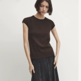 Женская летняя повседневная футболка MD в минималистском стиле, приятная для кожи, из чистого хлопка, с короткими рукавами реглан, 06854581712