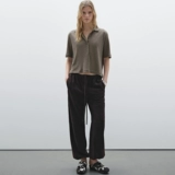 Летняя легкая и тонкая трикотажная футболка polo