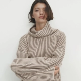 Осенний демисезонный дизайнерский трикотажный свитер для отдыха, тренд сезона