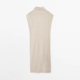 Осеннее демисезонное кашемировое платье, свободный крой