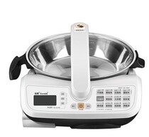 Jiesai automatic cooking pot home multifunctional cooking lazy pot automatic cooking robot small appliances D120S