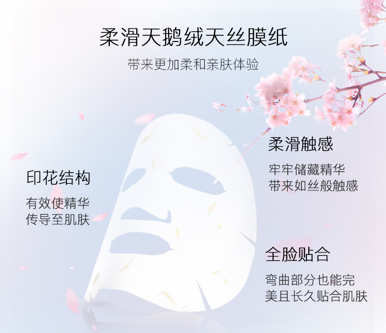 Giải pháp JM chính thức của Hàn Quốc lưu trữ mặt nạ hoa anh đào mặt nạ dưỡng ẩm làm sáng nhẹ nhàng nhẹ nhàng - Mặt nạ mặt nạ mắt bioaqua