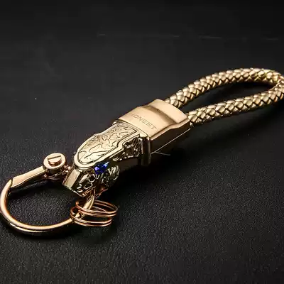 Car keychain BMW New 5 Series 525li1 Series 3 Series X1X3X4X5X67 Series Leather keychain Lanyard