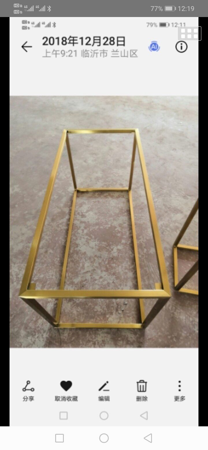 Stainless Steel Shelf Custom Kitchen Shelving Corner Rack Counter Shelf Bathroom Corner Rack Special Processing Electroplating Yellow Titanium