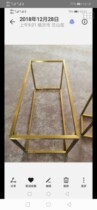 Stainless Steel Shelf Custom Kitchen Shelving Corner Rack Counter Shelf Bathroom Corner Rack Special Processing Electroplating Yellow Titanium