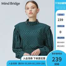 Mind Bridge shirt top Design sense niche womens clothing Baijia good winter shirt MTBL723A