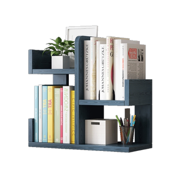 Bookshelf tree storage rack desktop storage rack student desk book storage simple modern desktop storage household