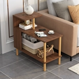 Простые и современные маленькие кофейные столики на диване на диване для маленькой столовой спальни спальня дом простота кровать для головного стола