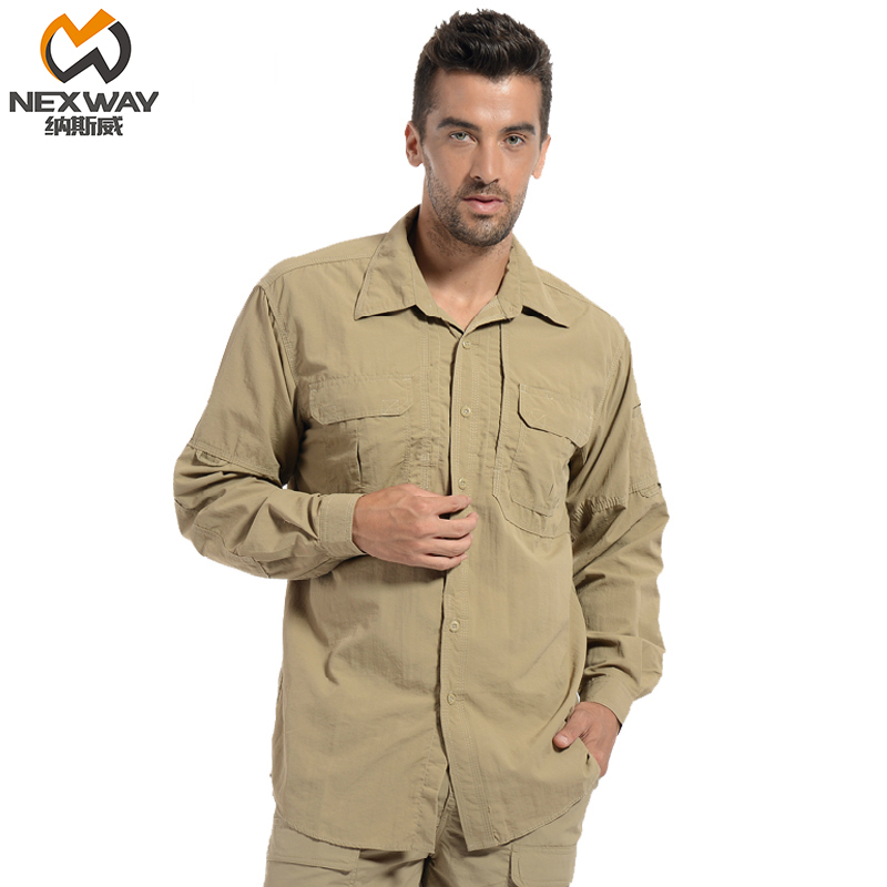 Clear Cabin Outdoor Ruling Officer Tactical Pants Tooling for training shorts Army fan speed dry long sleeve shirt pure cotton short sleeve shirt