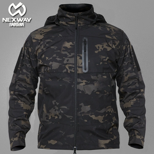 Дорожная акула, демисезонная ветрозащитная водонепроницаемая камуфляжная альпинистская тактическая куртка, «три в одном»