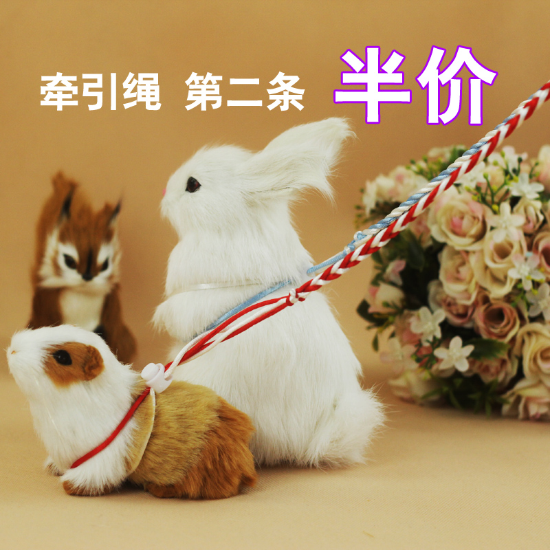Hamster traction rope, guinea pig, guinea pig, walking rope, rabbit walking, bending squirrel