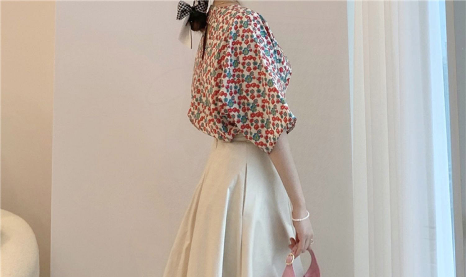 Колодки для обуви 法式复古裙子女夏春高腰赫本风伞白色裙a字半身裙显瘦中长款2023