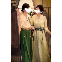 New Chinese High-end Temperament National Wind Elements Improved Qipao Blouse Blouse Texture Superior Feel Dress Skirt Child Summer Spring