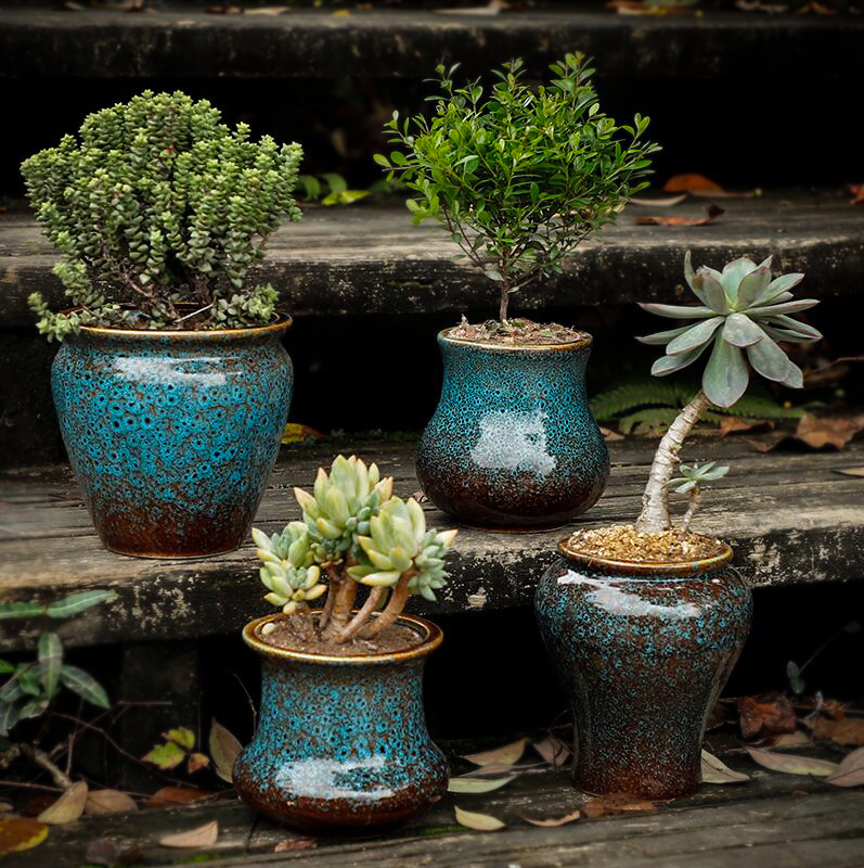 Fleshy flower pot large old running of large diameter zhuang zi special offer a clearance creative contracted crude some ceramic porcelain clay flower POTS