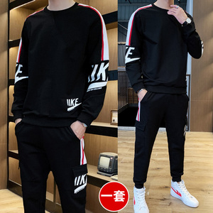 秋季男士韩版休闲运动套装