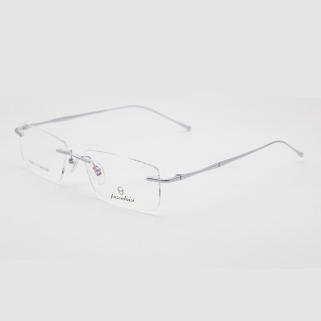 New men's business leisure and pure titanium bamboo mirror leg frame frame frame glasses are super light and sensitive