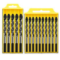 8mm head 6 hole concrete electric hand drill ceramic mm set glass tile drill bit triangle drill alloy cement turn