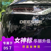 Nữ thần DEESSE được dành riêng cho DS7 sửa đổi đuôi trang sức bên ngoài lụa Pháp logo DS DS dán xe - Truy cập ô tô bên ngoài