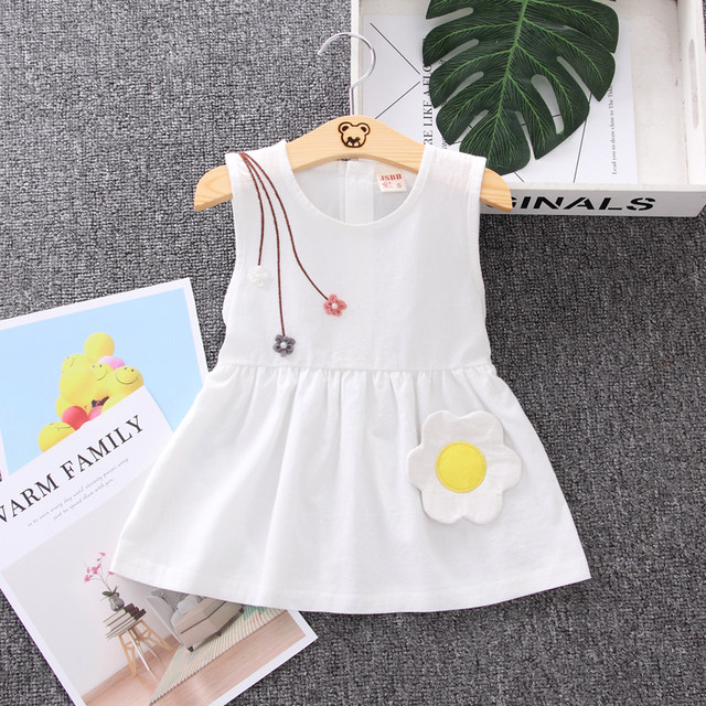 Girls summer style skirts infants 01-2-3-4 years old Princess skirt pure cotton style Korean baby girl dress