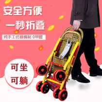 Trolley baby light small trip a year old baby car outside the car to slip a key folding and versatile