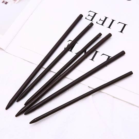 木制木簪棍  diy手工制作古风简约古典头饰发饰饰品材料簪杆棍