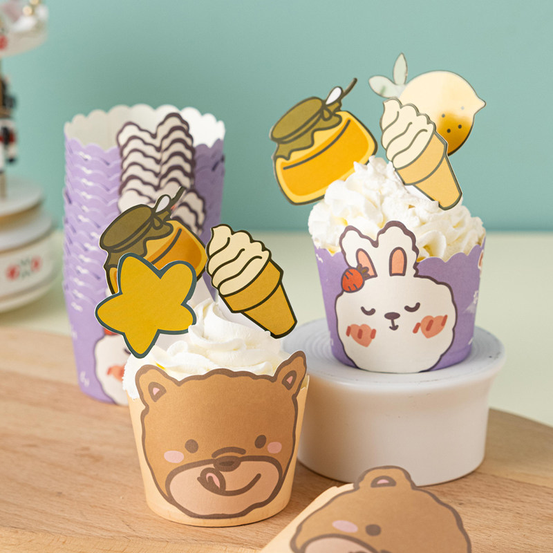 Cupcake Cupcake Cupcake HIGH TEMPERATURE RESISTANT CUP CAKE MOLD SMALL NUMBER MAFEN CUP CAKE OVEN SPECIAL BAKING PAPER PLEASE