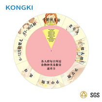 Disease control daily need quick check card body mass index slide ruler Palm turntable disc community health promotion