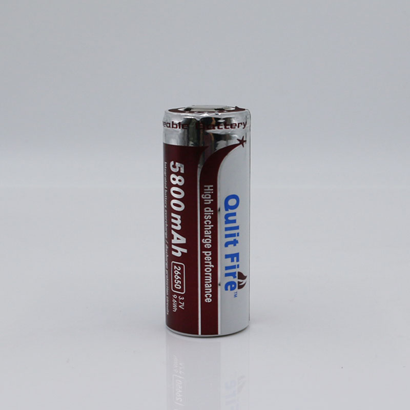 Quality Shenhuo 2500mAh 26650 Lithium Battery Bright Light Handgun 3 7V Capacity 5800mAh Rechargeable