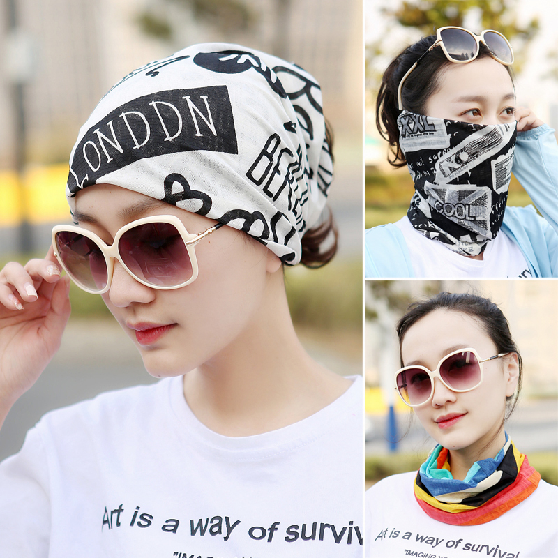 Scarf Hat Dual-Purpose Sun Protection Summer Outdoor Leisure Thin Magic Headscarf Sports Cycling Mask Pullover Hat for Women Scarf Hat Dual-Purpose Sun Protection Summer Outdoor Leisure Thin Magic Headscarf Sports Cycling Mask Pullover Hat for Women