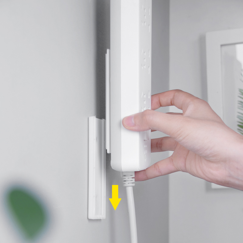 Platoon-inserted fixer hanging wall upholstered with no-hole-free punch-free powerful self-adhesive wall-mounted student dormitory router contained