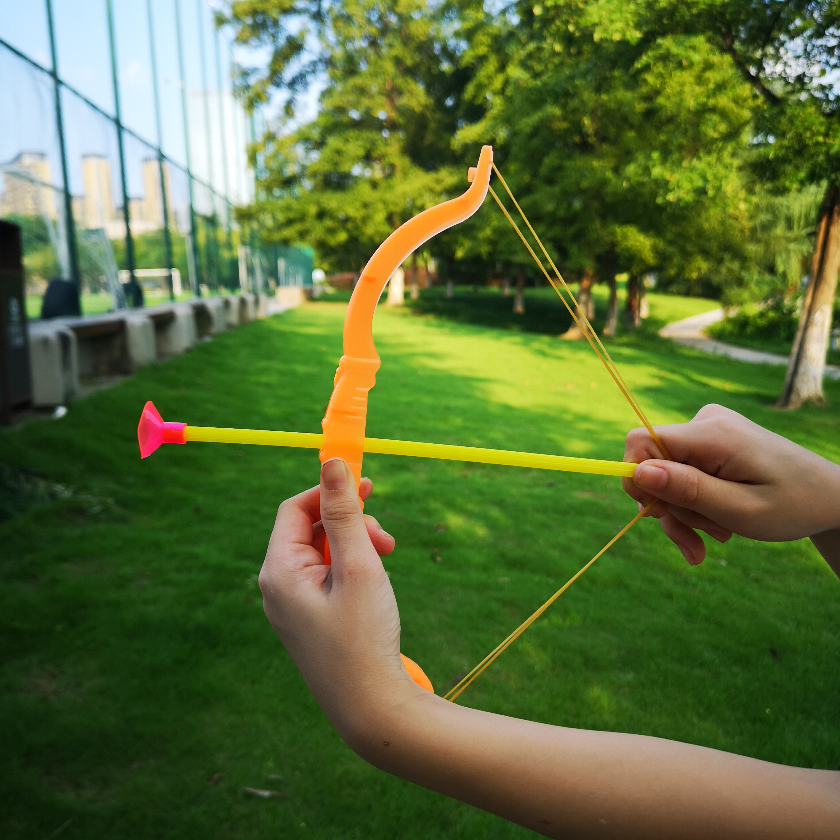 Toy Bow Arrow Children Archery Suit Boys Outdoor Sports Toys Traditional Safety Baby Bow And Arrow Gift Cartoon