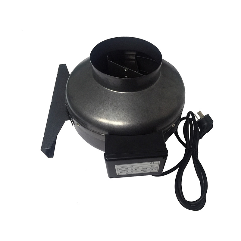 Factory special supply iron shell circular pipe exhaust fan household centrifugal fan exhaust fan 100mm150mm