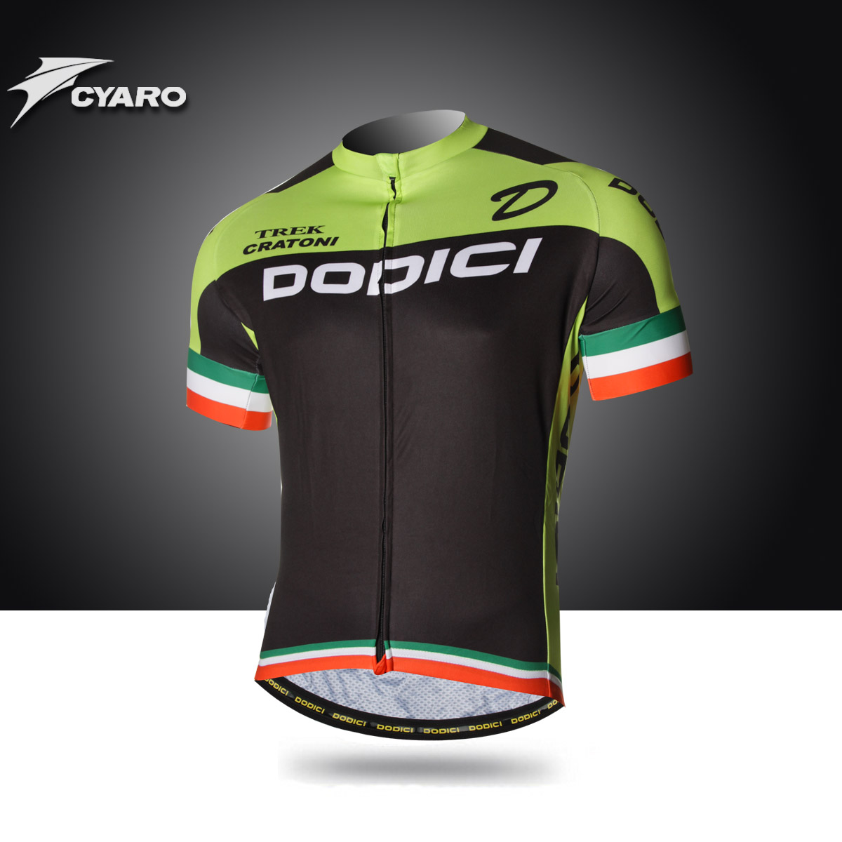 Korea Order Clearance Cycling Jersey Short Sleeve Top Cycling Clothes Quick Dry Wicking UV Resistant Value Green