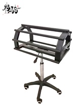 Saddle rack saddle rack floor-standing saddle rack saddle swing rack with wheels foldable saddle rack horse equipment Mingda equestrian