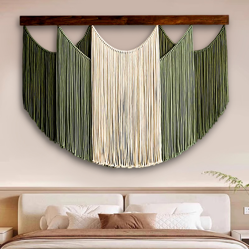 Home Wall Decoration Background Hand-Woven Tapestry Bohemian Style Living Room Folk Song Bedside Bedroom Woven Blanket