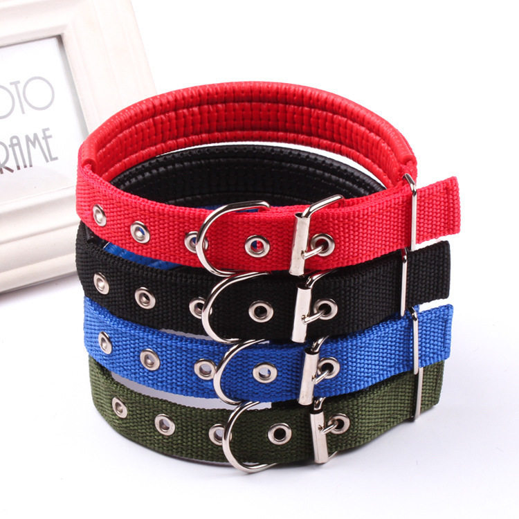 Pet collar dog collar high-quality comfortable foam collar cat collar traction rope adjustable large, medium and small