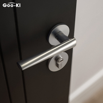 Gooqi Come to Magnetic Attraction Indoor Door Lock Silent Room Door Lock Modern Minima Nordic Door Handle Toilet