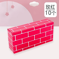 Прямоугольный, красный