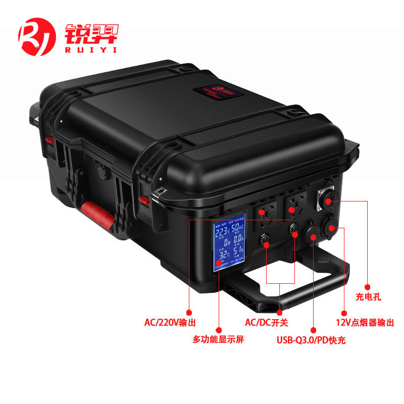 220V Action Power Supply 2000W Outdoor UPS Mobile Charging Made custom Taiwan 110V Voltage Plug