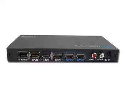 Lang Qiang LKV342 HDMI Matrix video switcher four in two out TV store demonstration dedicated