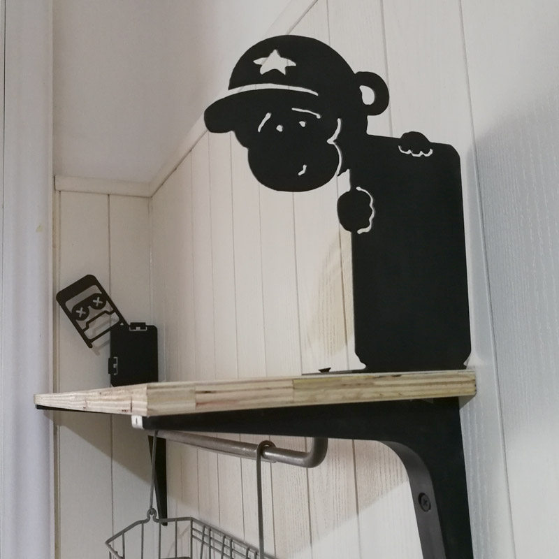 Separator End head seal Creative Cartoon Book Stand Original Design Cute Hide Cat Cat Book Blocking Children Room Decoration