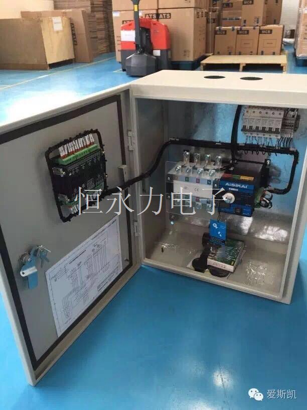 Original eskei AISIKAI Diesel Generator Set 63-630A control box ATS automatic switching wall cabinet