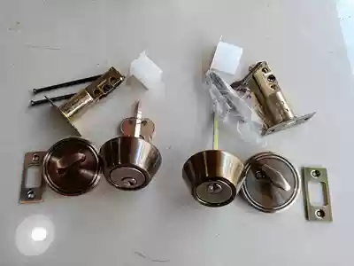 Bronze door parking position lock lengthened 9cm parking lock copper door Special