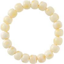 Pucai natural beeswax bracelet white flower nectar Russian material old-style beads single-circle bracelet raw mineral full of honey mens and womens bracelets