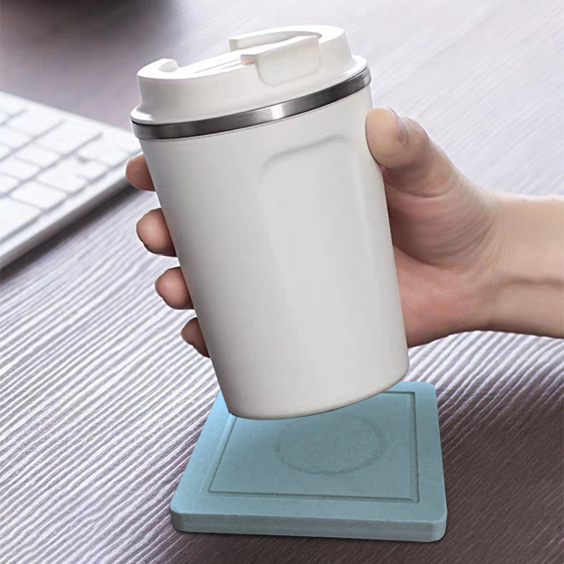 Japan Iwasaki Silicon Algae Clay Cup Mat Water Suction Speed Dry Tabletop Heat Insulation Mat Home Bathroom Wash mouthwash Tooth Cup Mat