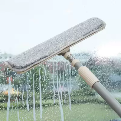 Glass wiper telescopic rod wiper window wiper glass brush scraping high-rise building cleaning window cleaning tools household
