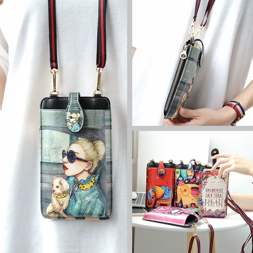 Мультяшная милая летняя цепочка с молнией, модная трендовая сумка для телефона, маленькая небольшая сумка, в корейском стиле