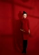 Thời trang Hàn Quốc mới chụp ảnh bà bầu studio studio phong cách Trung Quốc chụp ảnh bà bầu ảnh váy đỏ - Áo thai sản